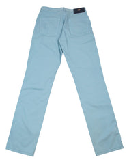 Borrelli Light Blue Solid Pants - Full - (CHIJ03070) - Parent