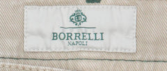 Luigi Borrelli Beige Solid Pants - Full - 33/49 - (CHIJ02060)