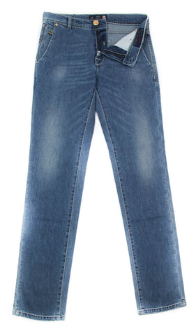 Luigi Borrelli Denim Blue Jeans - Extra Slim