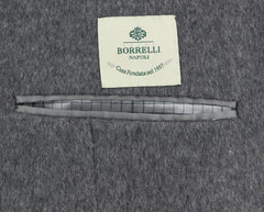 Luigi Borrelli Gray Cashmere Solid Coat - (CULB209130) - Parent