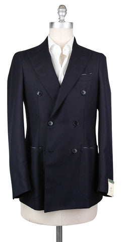 Luigi Borrelli Midnight Navy Blue Sportcoat - 46 US / 56 EU