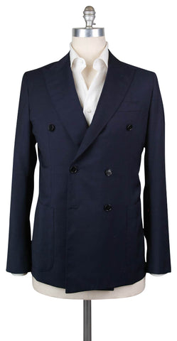 Luigi Borrelli Navy Blue Sportcoat - 42 US / 52 EU