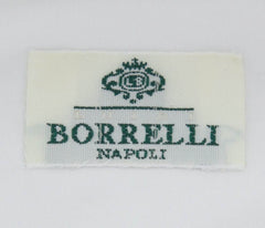 Luigi Borrelli White Solid Cotton Shirt - Slim - (YZ) - Parent