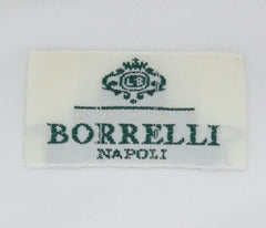 Luigi Borrelli White Solid Cotton Shirt - Slim - (TK) - Parent