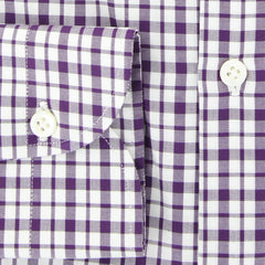 Luigi Borrelli Purple Plaid Shirt - Extra Slim - (BO) - Parent