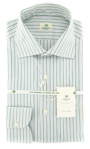 Luigi Borrelli Green Shirt - Extra Slim