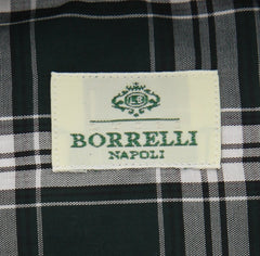 Luigi Borrelli Dark Green Plaid Shirt - Extra Slim - (EV2391VALBD) - Parent
