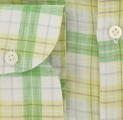 Luigi Borrelli Green Plaid Shirt - Extra Slim - (EV293LIVBDPT1) - Parent