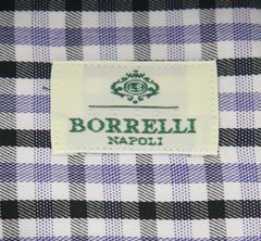 Luigi Borrelli Blue Plaid Cotton Shirt - Extra Slim - (YM) - Parent