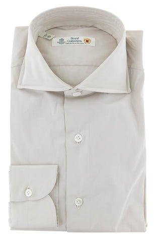 Luigi Borrelli Beige Shirt - Extra Slim