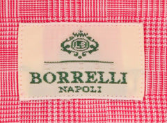 Luigi Borrelli Pink Plaid Shirt - Slim - (EV06102040) - Parent