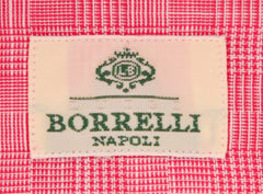 Luigi Borrelli Pink Plaid Shirt - Extra Slim - (EV06102040) - Parent