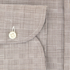 Luigi Borrelli Brown Plaid Cotton Shirt - Slim - (AS) - Parent