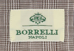 Luigi Borrelli Brown Plaid Cotton Shirt - Slim - (AS) - Parent