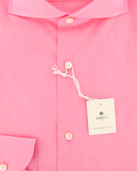 Luigi Borrelli Pink Solid Shirt - Slim - (EV061141N35) - Parent
