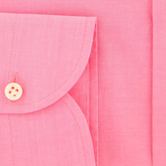 Luigi Borrelli Pink Solid Shirt - Slim - (EV061141N35) - Parent