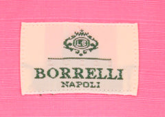 Luigi Borrelli Pink Solid Shirt - Slim - (EV061143N35) - Parent
