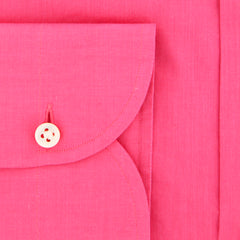 Luigi Borrelli Pink Solid Shirt - Slim - (EV061148N35) - Parent