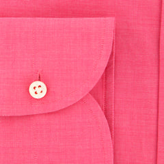 Luigi Borrelli Pink Solid Shirt - Slim - (EV061149N35) - Parent