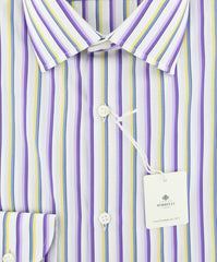 Luigi Borrelli Purple Shirt - Extra Slim - (EV0612781) - Parent