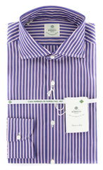 Luigi Borrelli Purple Shirt - Slim - 17/43 - (EV06160872)
