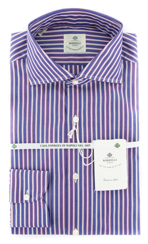 Luigi Borrelli Purple Shirt - Slim