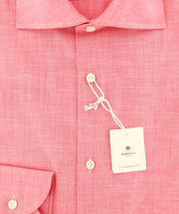 Luigi Borrelli Pink Solid Shirt - Extra Slim - (EV0640R1) - Parent