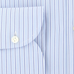 Luigi Borrelli Blue Striped Shirt - Slim - (70LB1654) - Parent