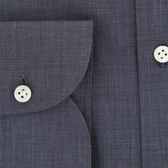 Luigi Borrelli Gray Solid Shirt - Slim - (EV0617731R1) - Parent