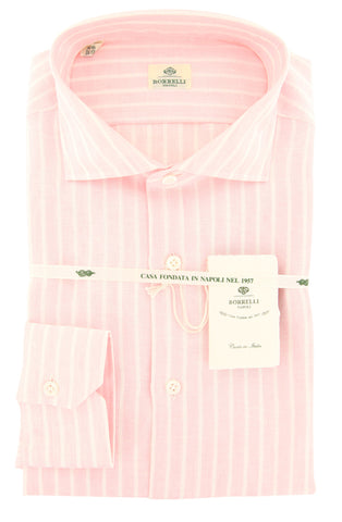 Luigi Borrelli Pink Shirt - Slim