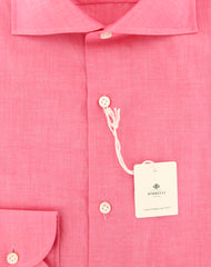 Luigi Borrelli Pink Solid Shirt - Extra Slim - (EV0617840) - Parent