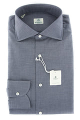 Luigi Borrelli Gray Solid Shirt - Slim - 15.75/40 - (EV0617890)