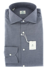 Luigi Borrelli Gray Solid Shirt - Extra Slim - 15/38 - (EV0617890)