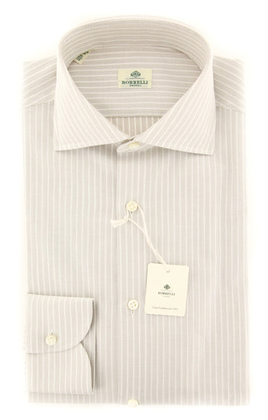 Luigi Borrelli Beige Shirt - Slim - (EV062089FABIO) - Parent