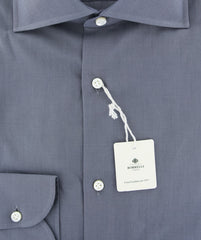 Luigi Borrelli Gray Solid Shirt - Slim - (EV0629930) - Parent