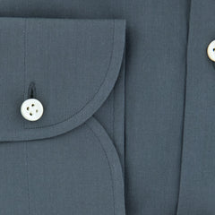 Luigi Borrelli Gray Solid Shirt - Slim - (EV0629932) - Parent