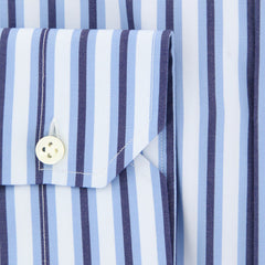 Luigi Borrelli Blue Striped Shirt - Extra Slim - (73LB3069) - Parent