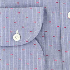 Borrelli Blue Fancy Shirt - Slim - (201802211) - Parent