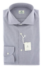 Luigi Borrelli Gray Shirt - Slim - 15.75/40 - (EV06403272)