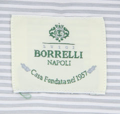 Luigi Borrelli Gray Striped Shirt - Extra Slim - (EV06-RIO) - Parent