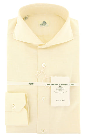 Luigi Borrelli Yellow Shirt - Slim