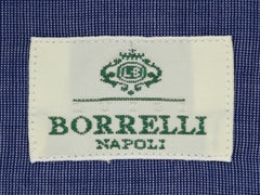 Luigi Borrelli Blue Melange Cotton Dress Shirt - Extra Slim - (7A) - Parent