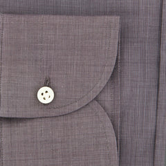 Luigi Borrelli Gray Melange Cotton Shirt - Slim - (K4) - Parent