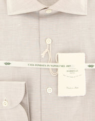 Luigi Borrelli Light Brown Shirt - Slim - (60LB4704) - Parent