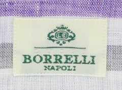 Luigi Borrelli Purple Striped Shirt - Slim - (80B4953) - Parent