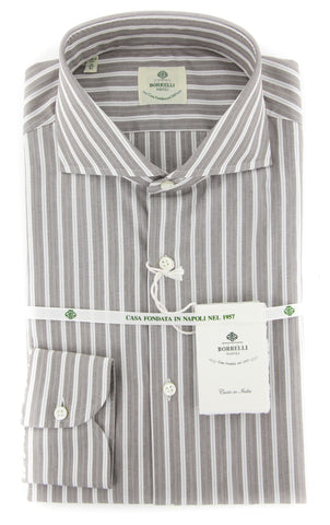 Luigi Borrelli Light Brown Shirt - Slim