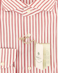 Borrelli Red Striped Shirt - Slim - (2018022211) - Parent