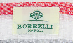 Luigi Borrelli White Striped Shirt - Slim - (L1222171) - Parent