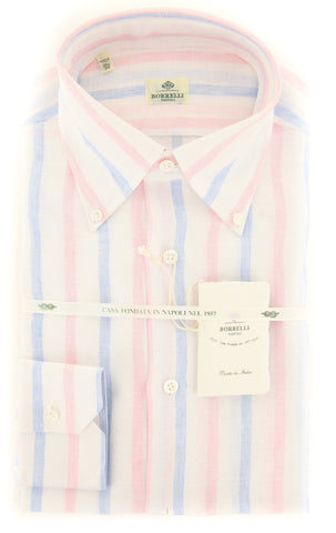 Luigi Borrelli Pink Shirt - Slim