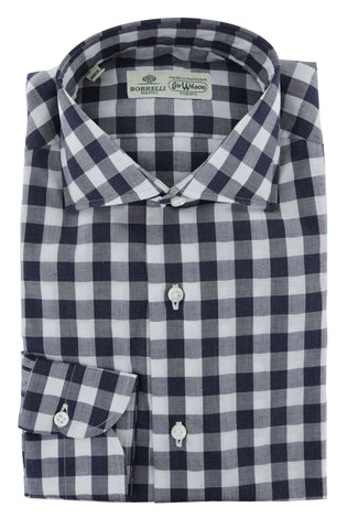 Luigi Borrelli Navy Blue Shirt - Slim